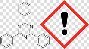 2 4 6 Triphenyl 1 3 5 Triazine   Health Hazard Hazardous To The Ozone Layer  HD Png Download