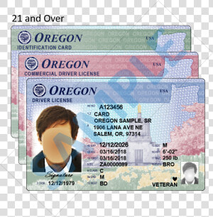 Uses Nation wide Standards For Layout And Content    Real Oregon Drivers License  HD Png Download