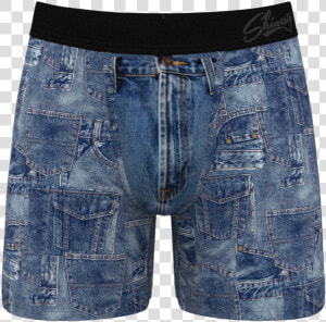 Denim Ball Hammock Boxer Briefs   Pocket  HD Png Download