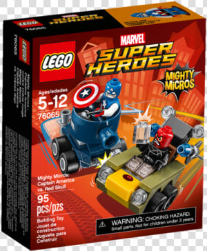 Lego Super Heroes Mighty Micros Captain America Vs  HD Png Download