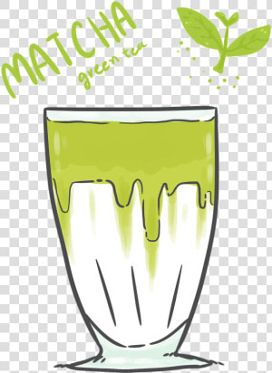 Green Tea  Matcha  Tea  Green  Cold  Cup  Cafe  HD Png Download