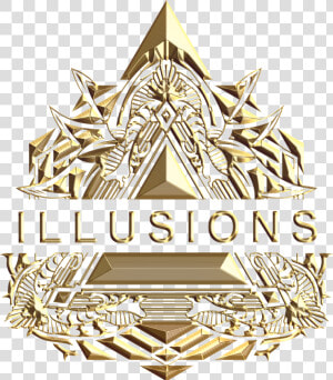 Illusions Logo Gold Png   Badge  Transparent Png