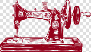 Sewing Machines Machine Embroidery Textile   Sewing Machine Vintage Png  Transparent Png