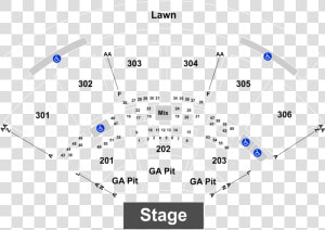 Vina Robles Seating Chart With Seat Numbers  HD Png Download