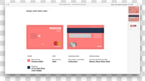 Monzo Joint Account Cards  HD Png Download