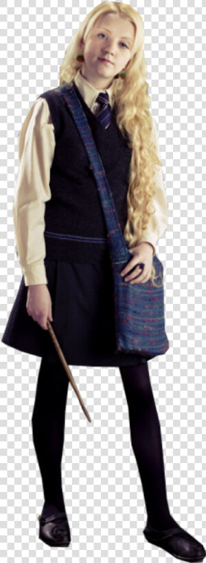 Luna With Magical Wand Png Image   Transparent Luna Lovegood Png  Png Download