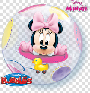 Disney Baby Minnie Mouse   Minnie Mouse Design Balloon  HD Png Download