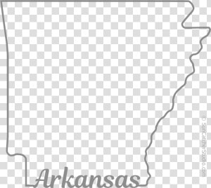 Free Arkansas Outline With State Name On Border  Cricut   Line Art  HD Png Download