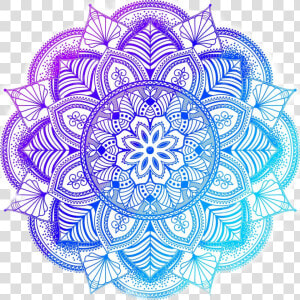 Mandalas Purple Blue Cute I Need A Stylus For My Phone   Mandalas Blue And Purple  HD Png Download