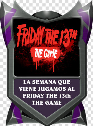 Transparent Friday The 13th Game Png   Poster  Png Download