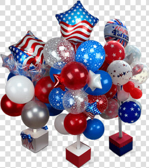 4th Of July Balloon Decoration Kits   Balloon  HD Png Download