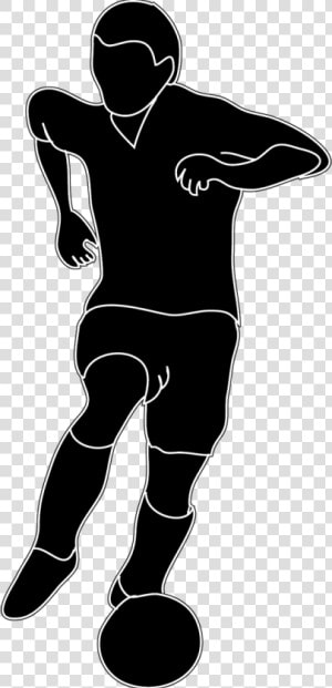 Female Singer Silhouette   Football Animation Black And White  HD Png Download