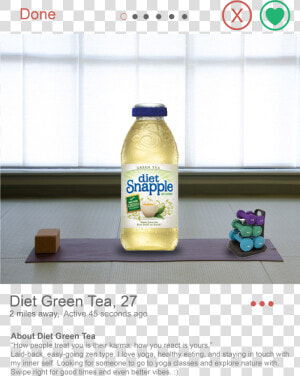 Green Tea Snapple   Snapple  HD Png Download