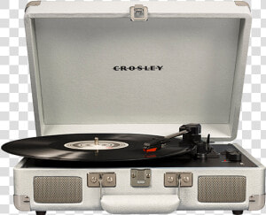 Crosley Cruiser Deluxe Turntable White Sand   Crosley Cruiser Deluxe Portable Turntable  HD Png Download