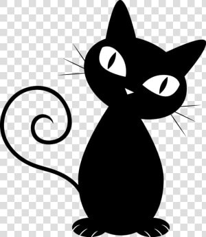 19 Cats Vector Element Huge Freebie Download For Powerpoint   Draw A Black Cat  HD Png Download