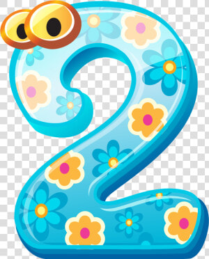 Numbers Cute Number Two Clipart Image Gallery High   Cute Number 2 Clipart  HD Png Download