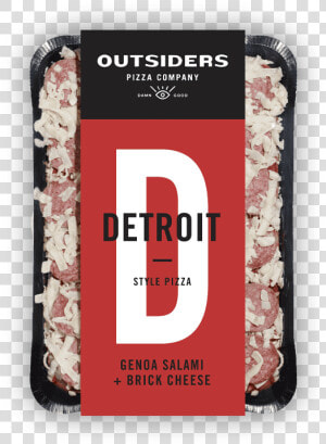 Detroit Style Genoa Salami And Brick Cheese Pizza   Popcorn  HD Png Download