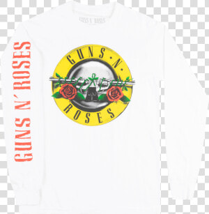 Guns N Roses Bullet Logo Long Sleeve Shirt Mens Rock   Gun N Roses Logo Png  Transparent Png