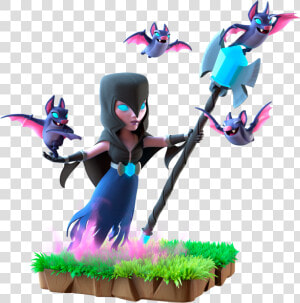 Transparent Clash Of Clans Png   Clash Royale Night Witch  Png Download