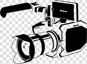 Photo Camera Sketch   Video Camera Drawing  HD Png Download