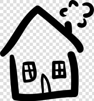 House Hand Drawn Construction   Hand Drawn House Icon  HD Png Download