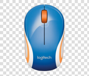 Logitech Wireless Mini Mouse M187 Blue  HD Png Download