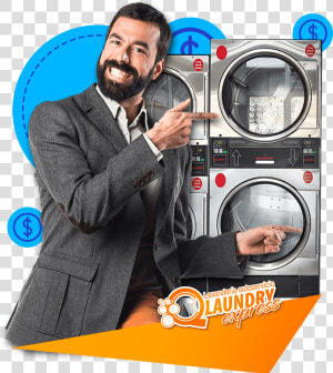 Mujer Feliz Lavando Ropa En Q Laundry Lavanderia Autoservicio   Electronics  HD Png Download