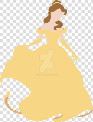 Belle Silhouette Png   Princess Belle Silhouette Clipart  Transparent Png