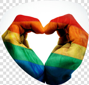 Homosexual Flag Heart Png  Transparent Png