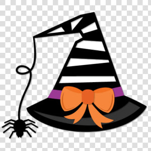 Witch Hat Clipart   Silhouette Witch Hat Clipart  HD Png Download