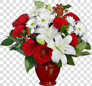 White Lily In A Bouquet   Flower Arrangement Png  Transparent Png