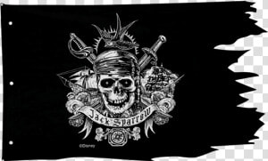 Jack Sparrow Jolly Roger Pirate Flag Davy Jones   Pirate Flag  HD Png Download