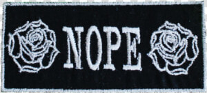 Nope Rose Patch   Label  HD Png Download