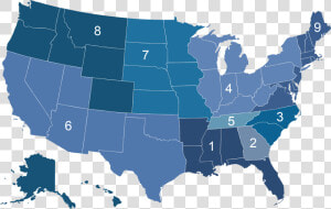 Map Of Sedc Districts   Us Map Data  HD Png Download