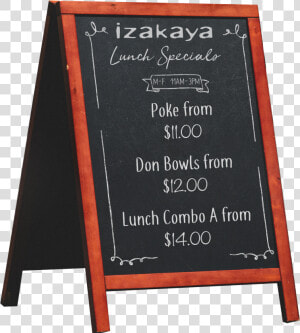 Izakaya Happy Hour Menu   Happy Hour Blackboard  HD Png Download