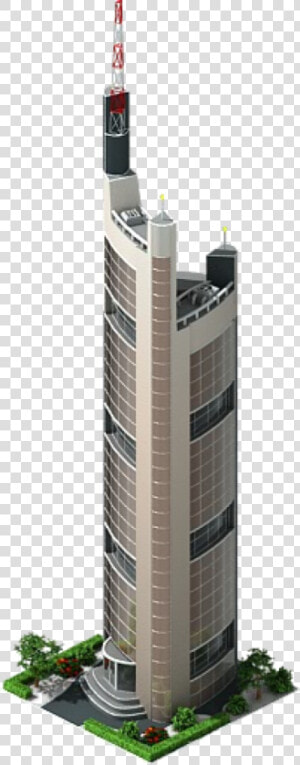 Commerzbank Tower 3d Model  HD Png Download