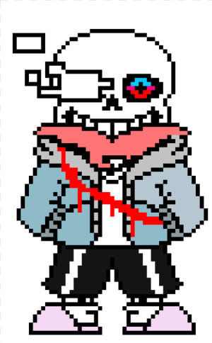 Sans Transparent Geno   Sans Sprite Pixel Art Maker  HD Png Download