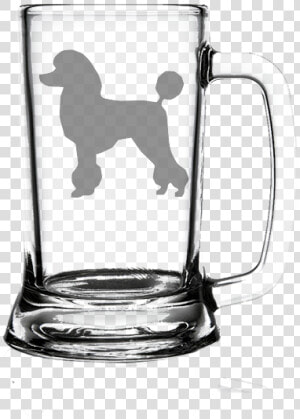 Poodle Dog 16oz   Happy Birthday Beer Glass  HD Png Download