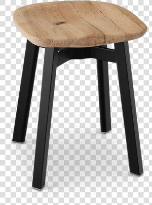 Su Small Stool Reclaimed Oak Seat   Emeco Su Small Stool  HD Png Download