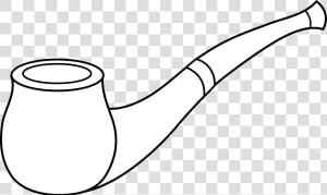 Smoking Clipart Pipe   Pipe Coloring Page  HD Png Download