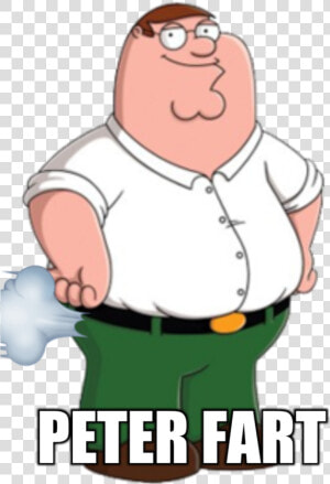 Peter Fart Peter Griffin Cartoon Clip Art   Peter Griffin Family Guy  HD Png Download