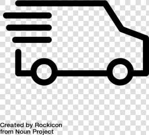 Van Icon By Rockicon From The Noun Project   Livraison Slip Francais  HD Png Download