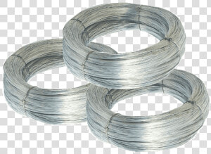 Three Rolls Of Galvanized Steel Wires On White Background   Galvanizli Tel  HD Png Download