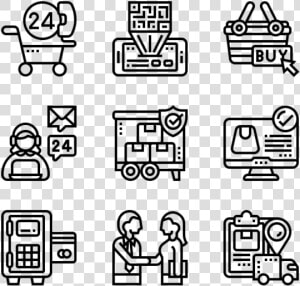 Shopping And Retail   Bed And Breakfast Icons  HD Png Download