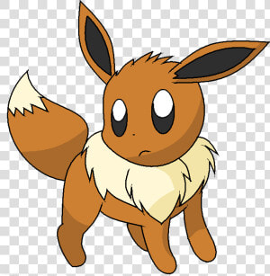 Transparent Pokemon Eevee Png   Eevee Sprite Transparent  Png Download