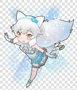 Ice Rink Arctic Foxoriginal   Illustration  HD Png Download