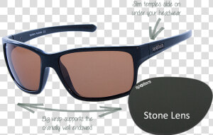 Spotters Sunglasses Grit Matt Black Frame With Stone   Sunglasses  HD Png Download