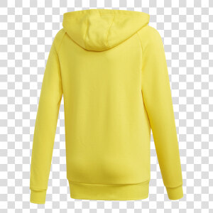 Sudadera Adidas Core 18 Hoody Nino Yellow Black 1   Hoodie  HD Png Download