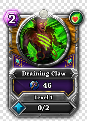 Draining Claw Card   Video Game  HD Png Download