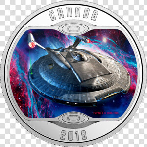 Star Trek Enterprise Nx   Star Trek Coins Glow In The Dark  HD Png Download